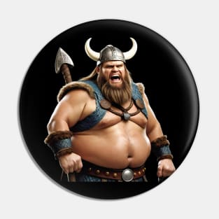 Jim Carrey, A fat Viking warrior Pin