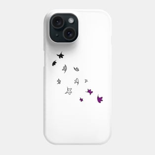 Heartstopper Leaves (asexual colours) Phone Case
