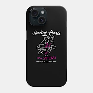 Cath Lab Nurse Stemi Cardiac Care Healing He Phone Case