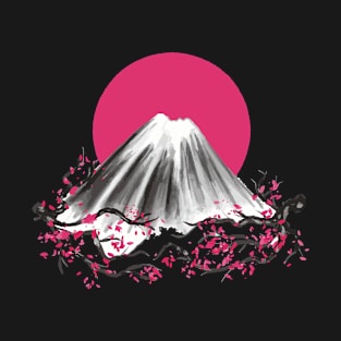 Fuji Mountain - Japanese Nature Design T-Shirt