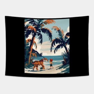 Calvin and Hobbes Cheerful Craziness Tapestry