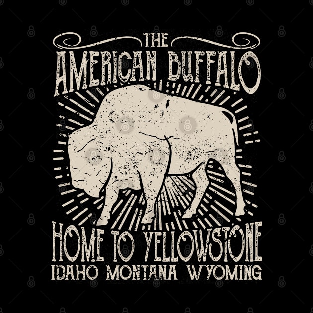 American Buffalo Home To Yellowstone by JakeRhodes