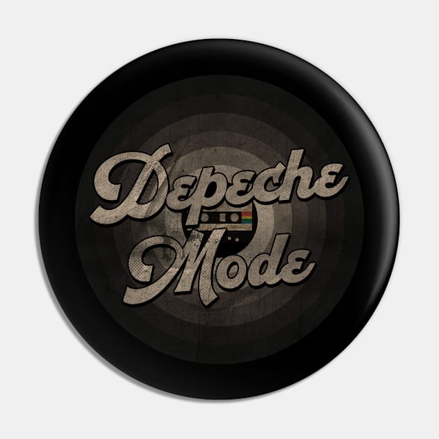 Depeche First Name Retro Tape Pattern Vintage Styles Pin by Female Revenant 