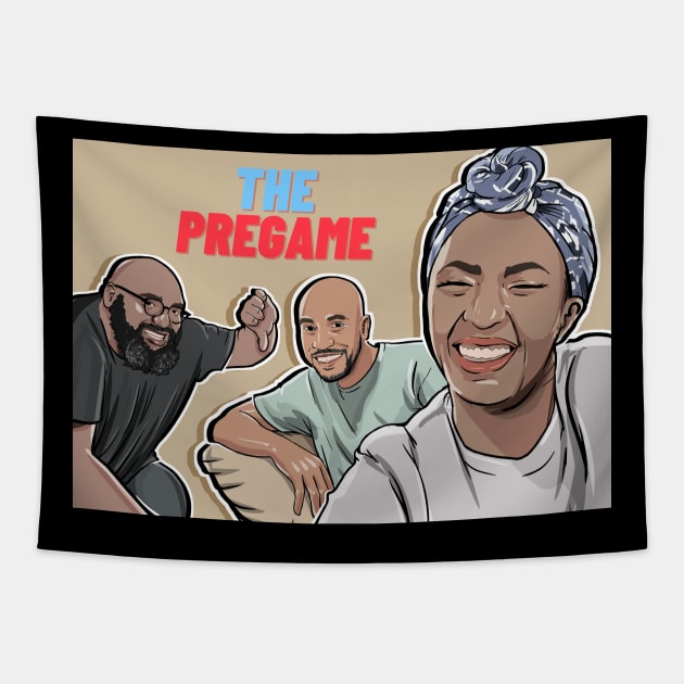 TBGWT Pregame Tapestry by The Black Guy Who Tips Podcast