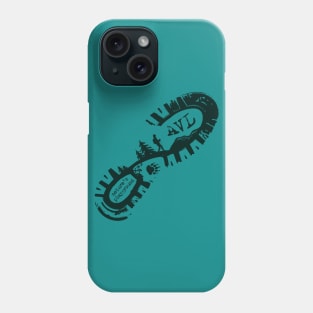 AVL Hiker - Nature's Playground - DO Teal 24 Phone Case