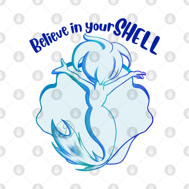 Believe in yourSHELL mermaid by JuditangeloZK