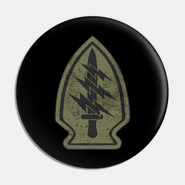 1st Special Forces Command (Airborne) (distressed) Pin by Firemission45