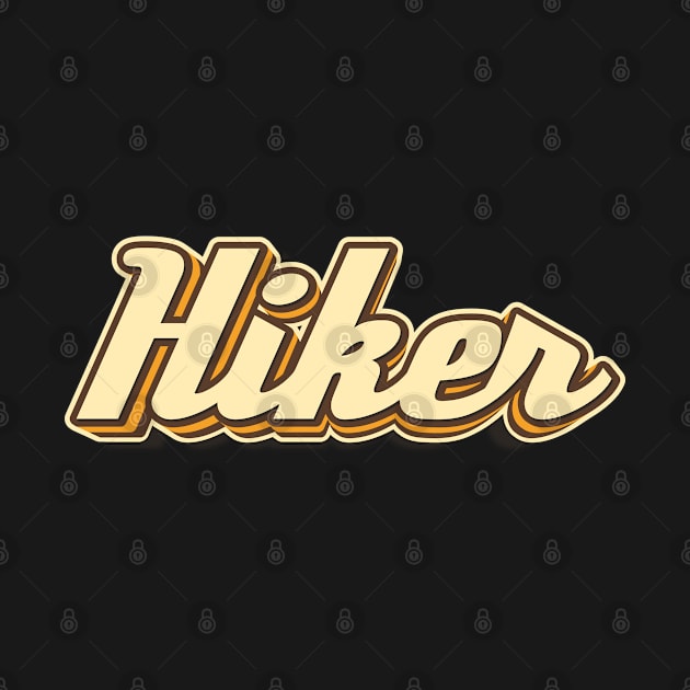 Hiker typography by KondeHipe