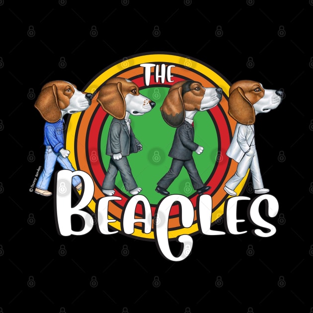 The Beagles TWO by Danny Gordon Art
