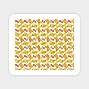 Citrus Fruit Pattern Magnet