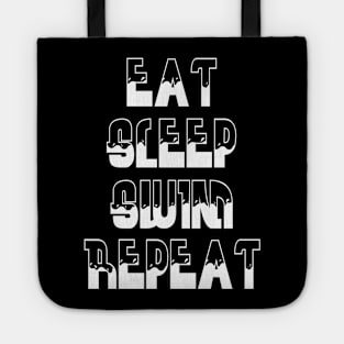 Eat, Sleep, Swim, Repeat Tote