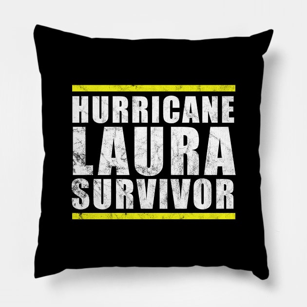 Hurricane Laura Survivor Pillow by GiftTrend