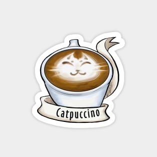 Cat'puccino Magnet