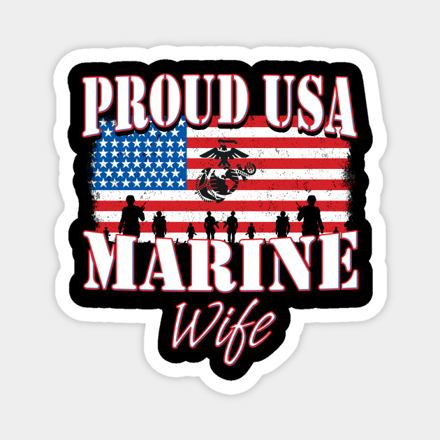 pix Proud Wife Of A Marine Veteran teepublic
