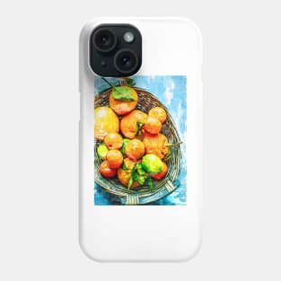 Basket of Oranges & Mandarin -  For Fruit Lovers. Phone Case