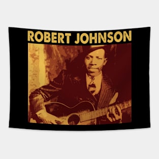 Legendary Blues Capturing Robert Johnson's Soulful Guitar Tapestry