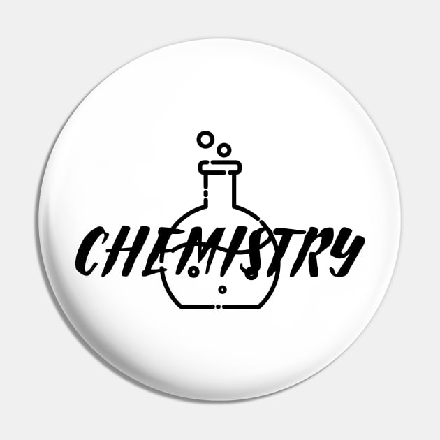 Chemistry Beaker Pin by Chemis-Tees