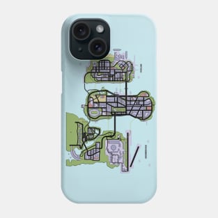 Grand Theft Auto 3 Map Phone Case