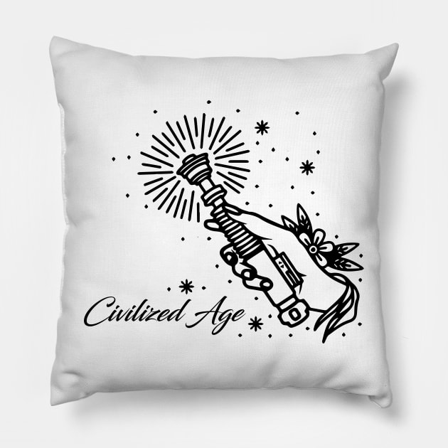 Civilized Age Pillow by Marty'sDesigns