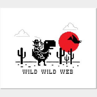 no internet game, google dinosaur, offline Poster for Sale by Eagle-Eyes