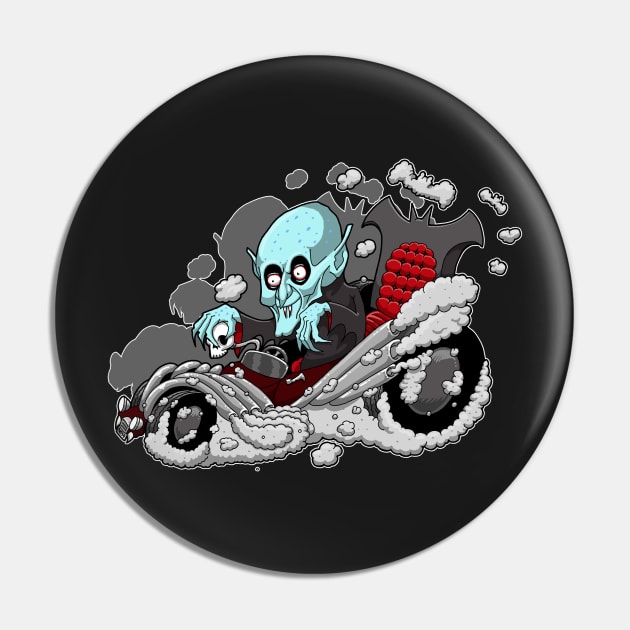 Nosferatu Hot Rod Pin by yayzus