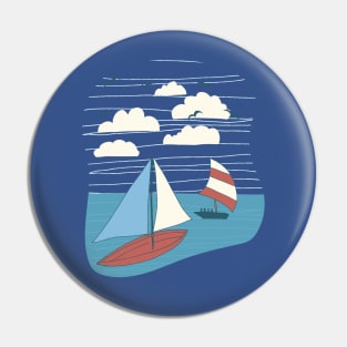 Sail Away! Pin