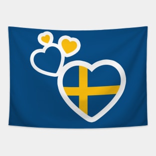 I Love Sweden! Tapestry