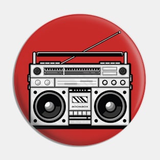 Boombox Pin