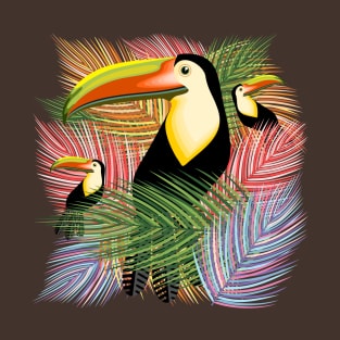 Toucans Hawaiian Summer Mood T-Shirt