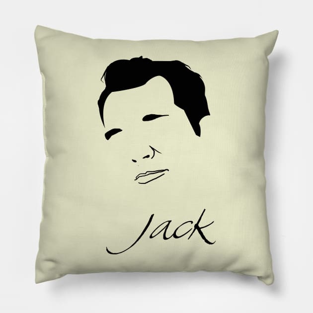 Jack Kerouac Pillow by PoetandChef