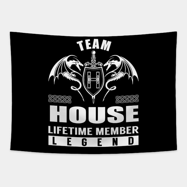 Team HOUSE Lifetime Member Legend Tapestry by Lizeth