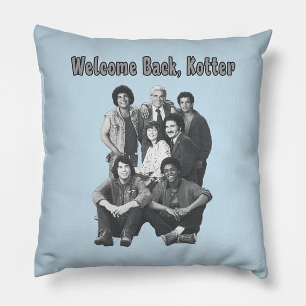 Welcome Back Kotter Pillow by Moulezitouna