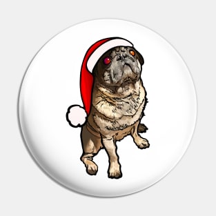 Christmas Pug Pin