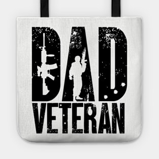 DAD Veteran Military Army Tote