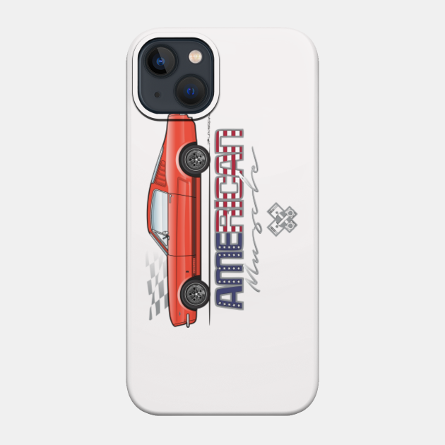 American Muscle-Signal Flare Red - 1966 Fastback - Phone Case