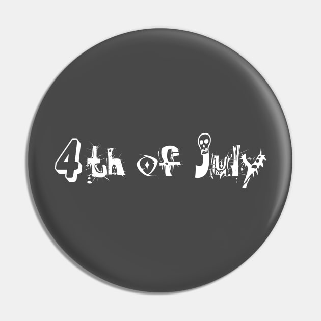 4th of July Pin by PowerD