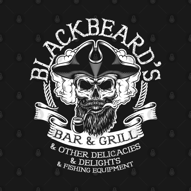 Blackbeard's Bar & Grill by NinthStreetShirts