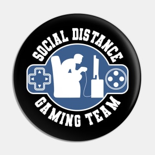 Social Distancing Gaming Gamer Corona Covid-19 Pin