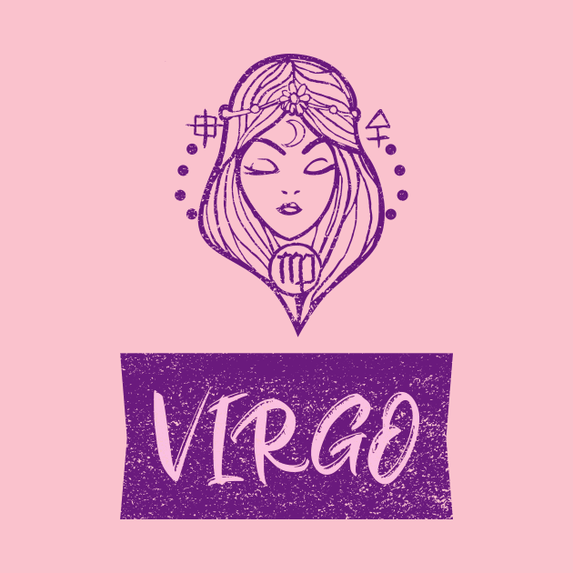 virgo zodiac girl horoscope by Katebi Designs