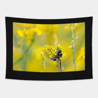 Bee Happy in Yellow Tapestry