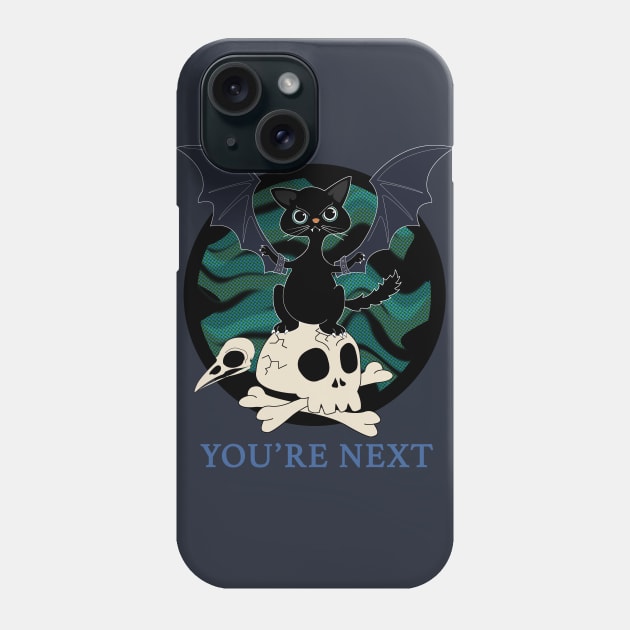 Bat Cat Cuteness Phone Case by Brash Ideas