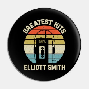 Greatest Hits Elliott Retro Walkman Smith Vintage Art Pin