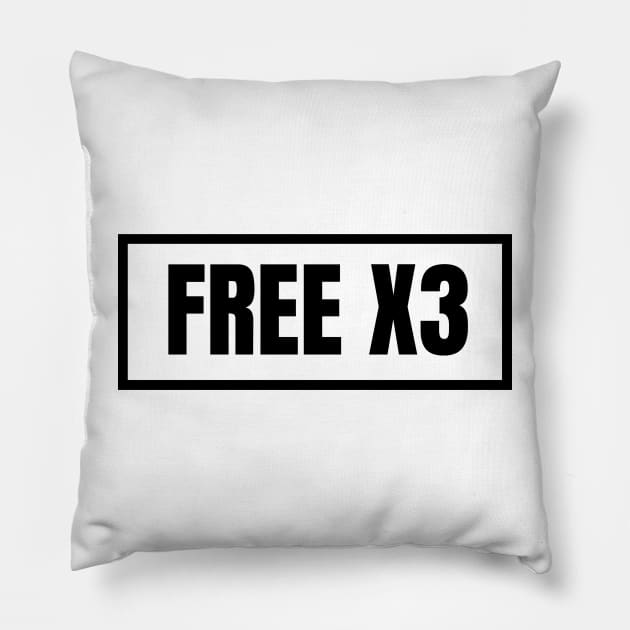 Free!! Free!! Free!! Pillow by mksjr