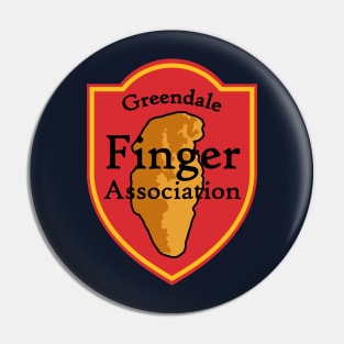 Greendale Chicken Finger Association Pin