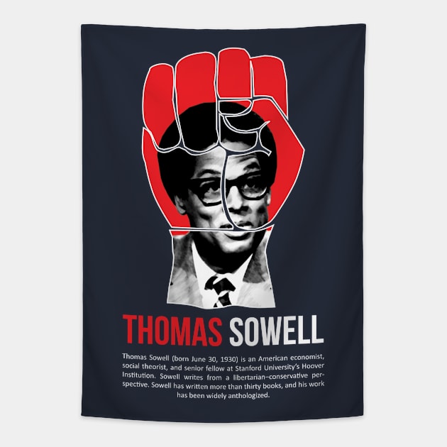 Black Lives Matter with Thomas Sowell Tapestry by ZUNAIRA