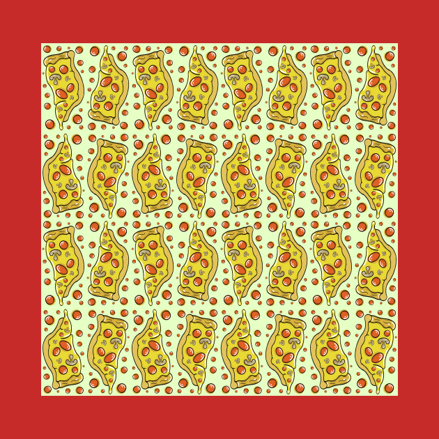 pizza pattern by TASCHE