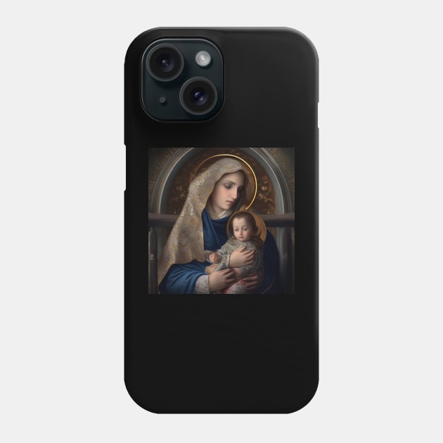 Madonna and Child Phone Case by PSYOP Industries 