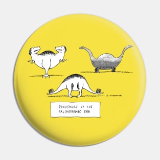 Dinosaurs Of The Palindromic Era Pin