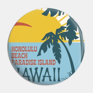 Hawaii Paradise Island Pin