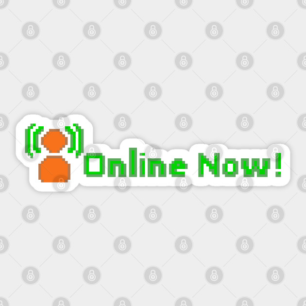 Online Now - Myspace - Sticker